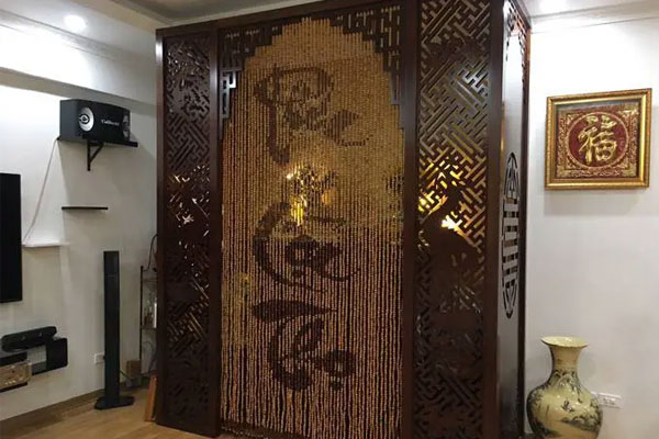 Cách chọn rèm hạt gỗ phong thủy mang đến cát tường