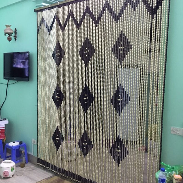 Rèm hạt gỗ Bồ Đề 9 Trám được chế tác từ chất liệu gỗ Bồ Đề quý hiếm.
