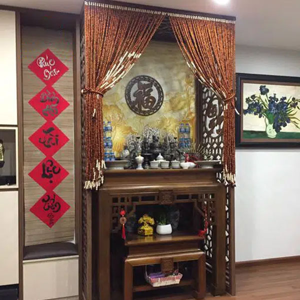 Sản phẩm có tác dụng che chắn bụi bẩn, côn trùng cho không gian thờ cúng