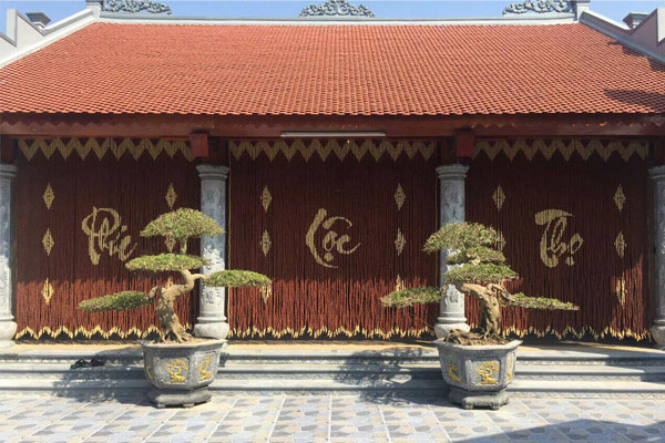 Ứng dụng của rèm hạt gỗ trong phòng thờ, từ đường,.... Ứng dụng của rèm hạt gỗ trong phòng thờ, từ đường,....
