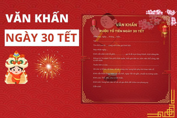 Văn khấn gia tiên 30 Tết chuẩn nhất 2025