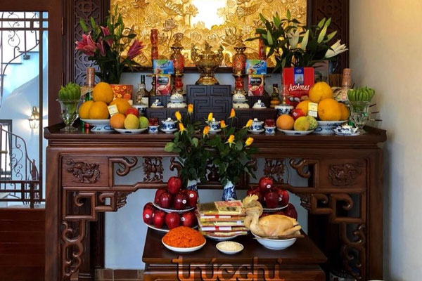 Mâm lễ cúng rước ông bà, gia tiên về ăn Tết cần sắm sửa chỉn chu, thịnh soạn Mâm lễ cúng rước ông bà, gia tiên về ăn Tết cần sắm sửa chỉn chu, thịnh soạn