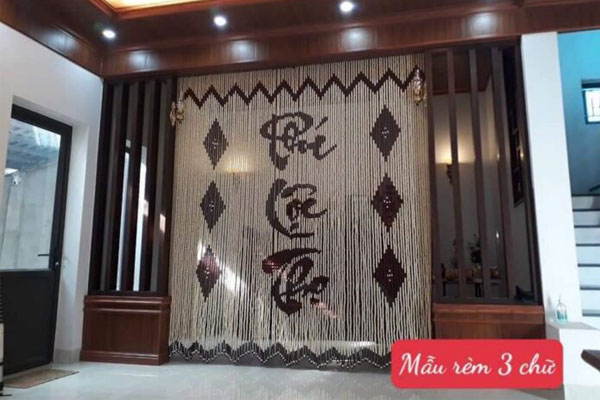 Hướng dẫn lựa chọn rèm hạt gỗ chữ Thọ phù hợp